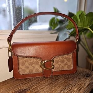 Coach Tabby Shoulder Bag 26 In Signature Canvas With Beadchain